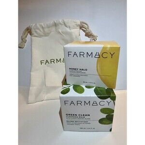 Farmacy Honey Halo Moisturizer  & Green Clean Cleansing Balm Duo BRAND NEW